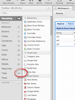 Collapse toolbox categories