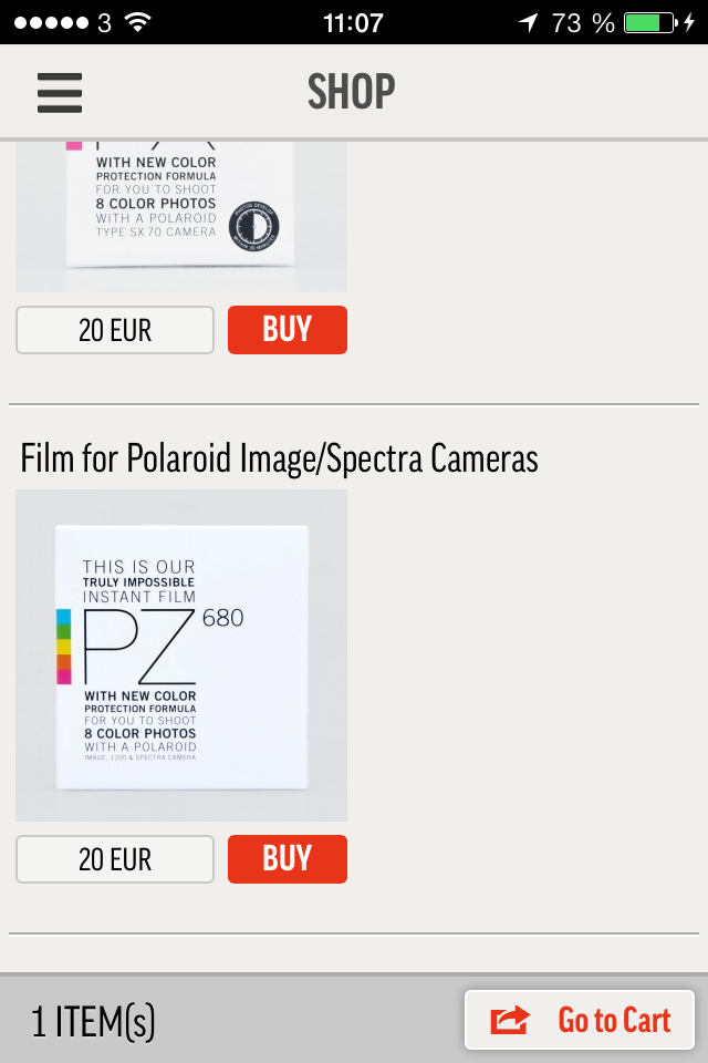 the impossible project