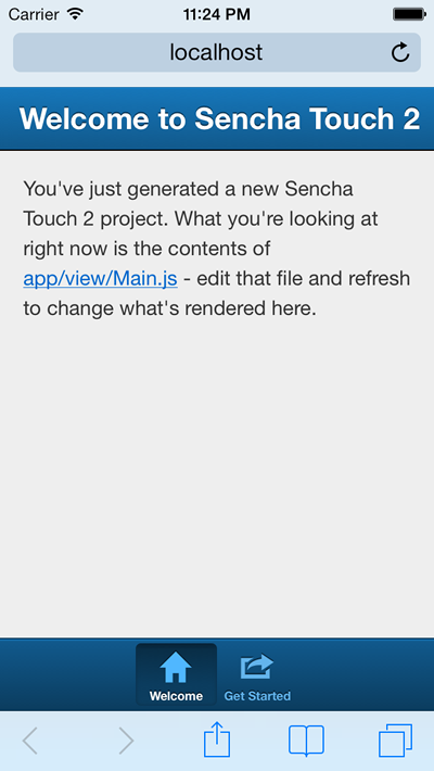 Sencha Touchダウンロード